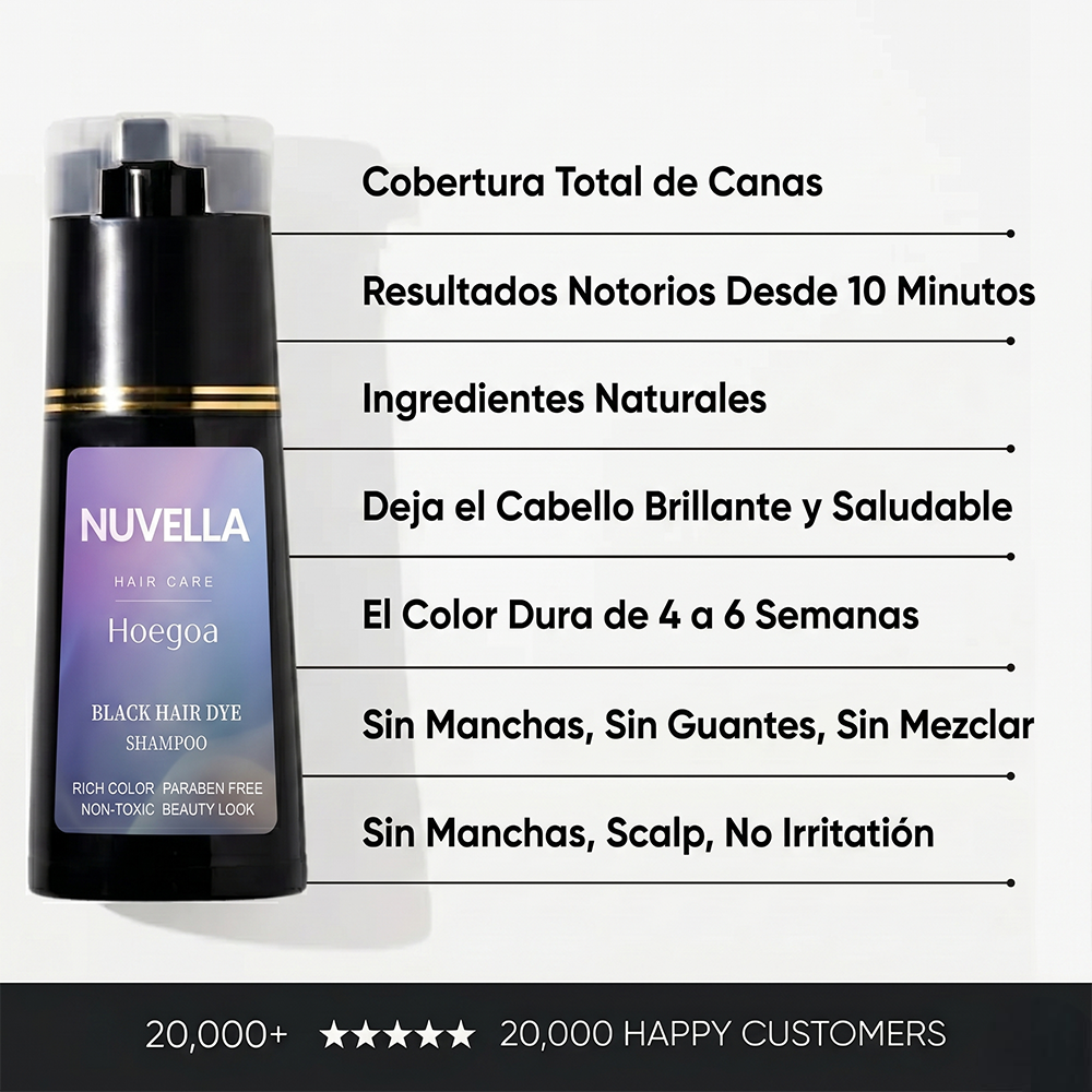 Shampoo de Tinte Nuvella